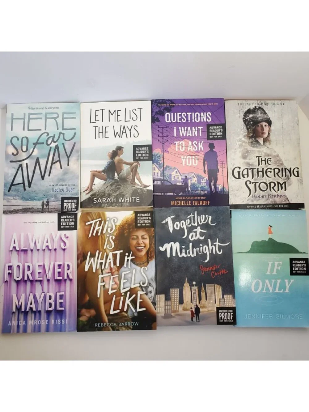 Advanced Readers Copy Uncorrected Proof 16 Book Age Lot 14+ Grade 9+